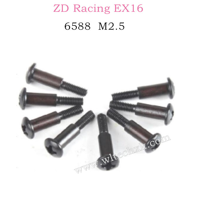 ZD Racing EX16 Parts M2.5 Pan Head Cross Screw Steps 6588