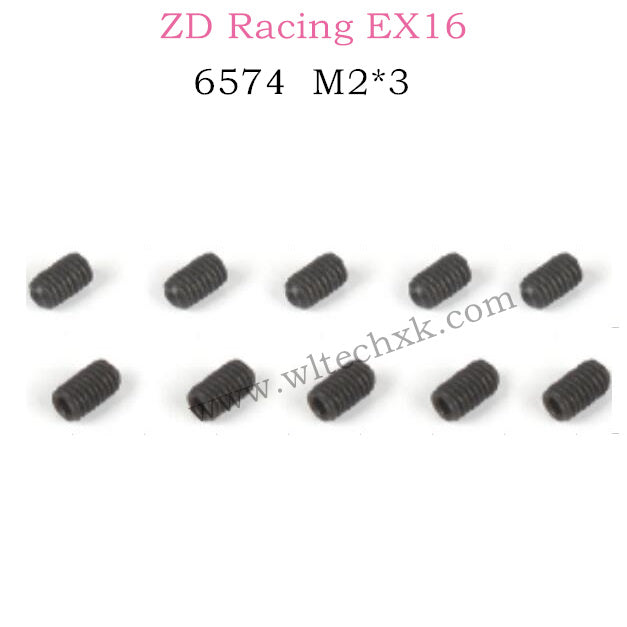 ZD Racing EX16 Parts M2X3 Set Screw Set 6574