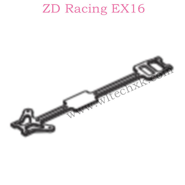 ZD Racing EX16 Parts Upper Deck Aluminum Alloy CNC 6623
