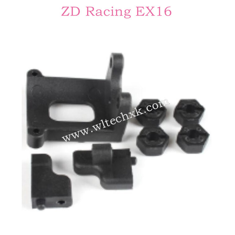 ZD Racing EX16 Parts Wheel Hex Nuts Servo Mounts Motor 6608