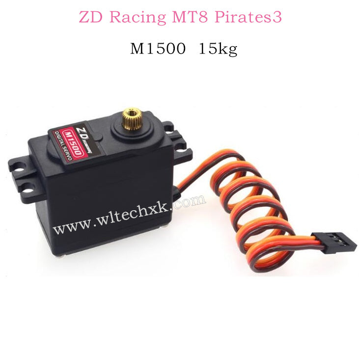 ZD Racing MT8 Pirates3 Parts 15kg Servo With Metal Hears M1500
