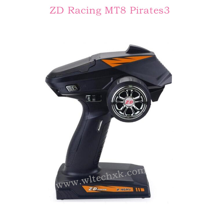 ZD Racing MT8 Pirates3 Parts 2.4Ghz 4 Channel Radio With Receiver 8277