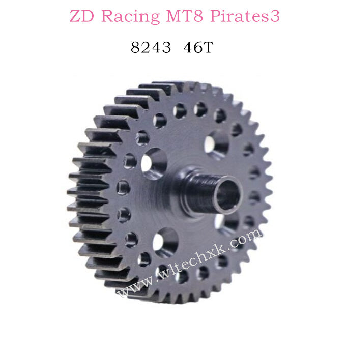 ZD Racing MT8 Pirates3 Parts 46T Decelerating Spur Gear CNC 8243