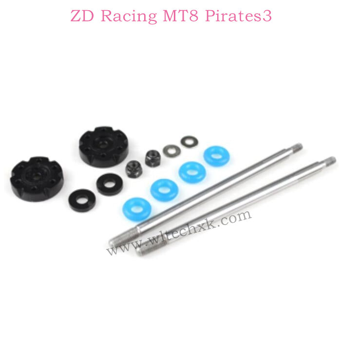 ZD Racing MT8 Pirates3 Parts Front Shock Shaft Set 8006