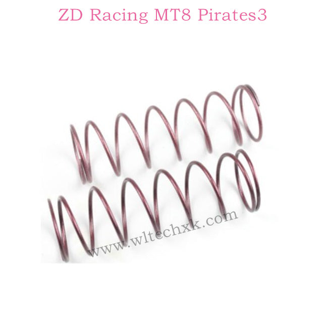 ZD Racing MT8 Pirates3 Parts Front Shock Spring 8003