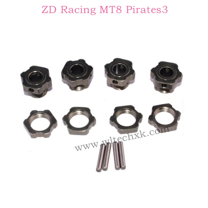 ZD Racing MT8 Pirates3 Parts Hex Wheel Hub Mounts 8068