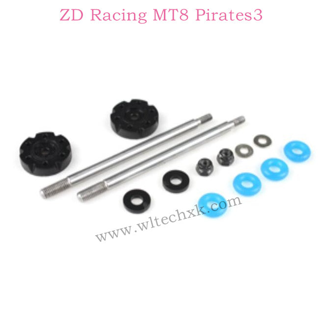 ZD Racing MT8 Pirates3 Parts Rear Shock Shaft Set 8005