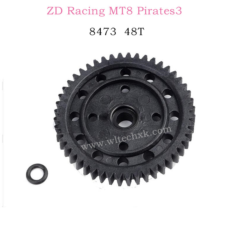 ZD Racing MT8 Pirates3 Parts Spur Gear 48T 8473
