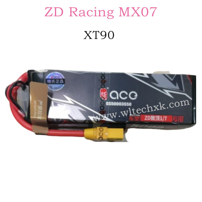 ZD Racing MX-07 Parts 11.1V 5000mah Li-po Battery XT90 plug 8606