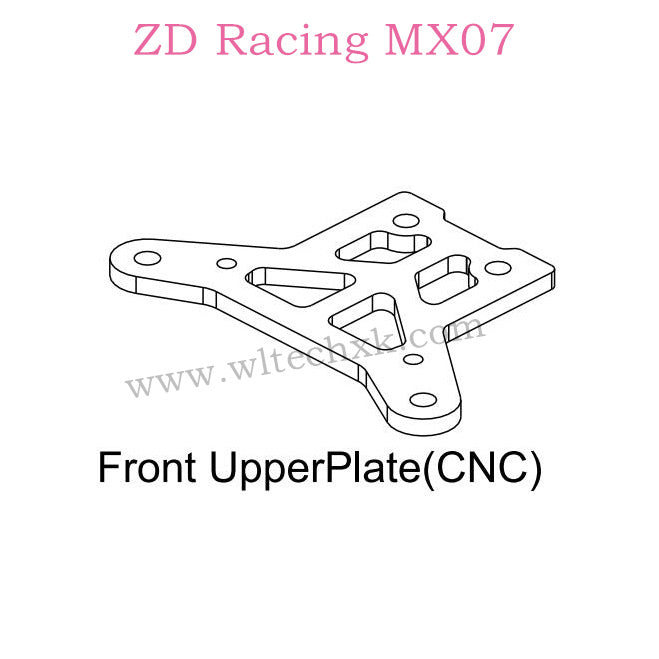 ZD Racing MX-07 Parts Front Upper Plate CNC 8545