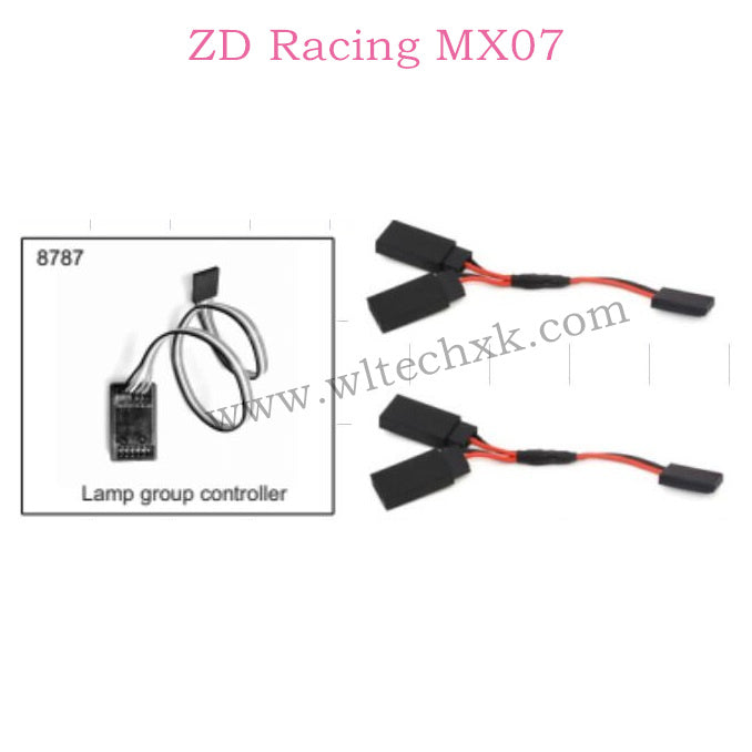 ZD Racing MX-07 Parts Lamp Group Controller Set 8787