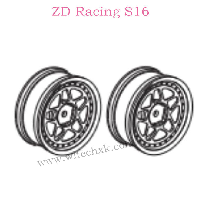 ZD Racing S16 Rocket parts Aluminium Tire Rim Set 6629