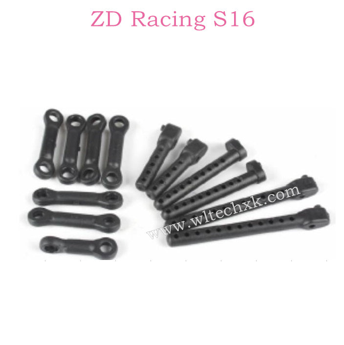 ZD Racing S16 Rocket parts Front Rear Upper Suspension Arms 6603