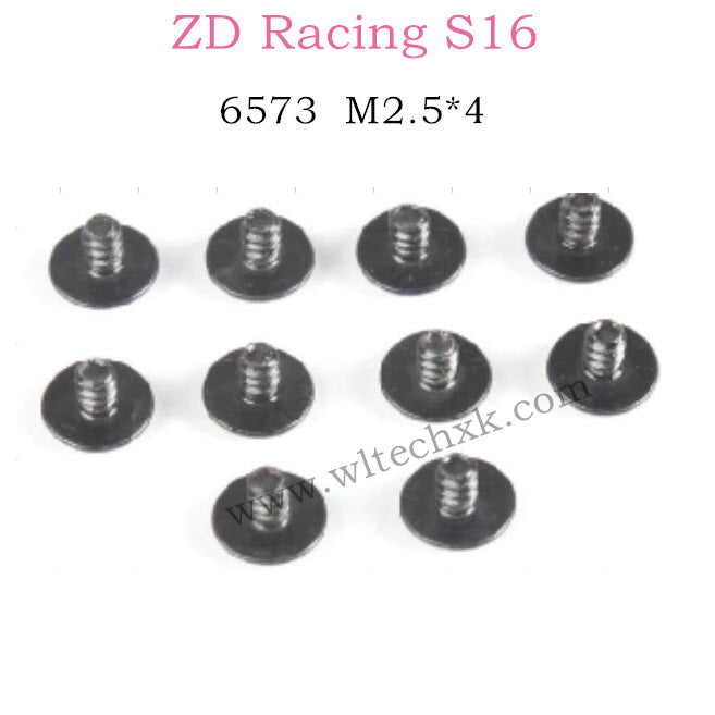 ZD Racing S16 Rocket parts M2.5X4 Round Head Meson Screw 6573