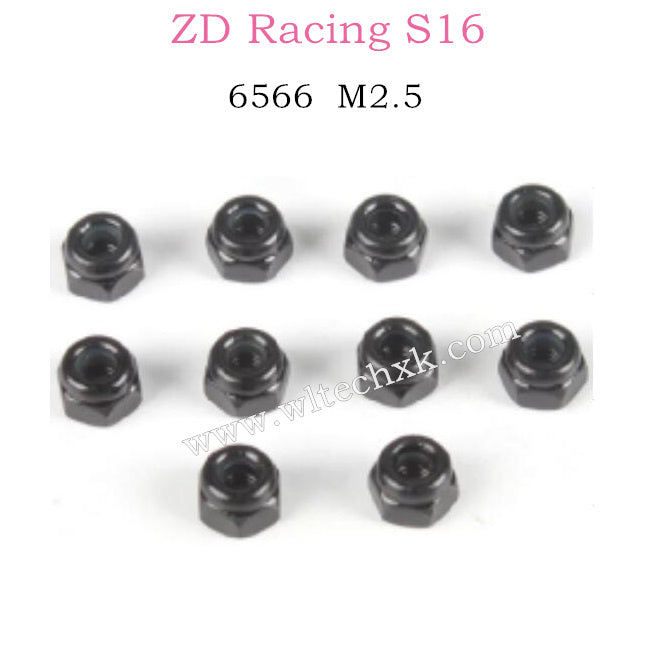 ZD Racing S16 Rocket parts M2.5 Locket Set 6566