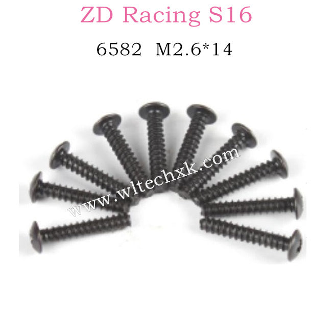 ZD Racing S16 Rocket parts M2.6X14 Screw Set 6582