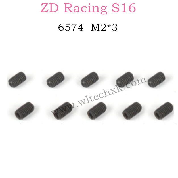 ZD Racing S16 Rocket parts M2X3 Screw Set 6574