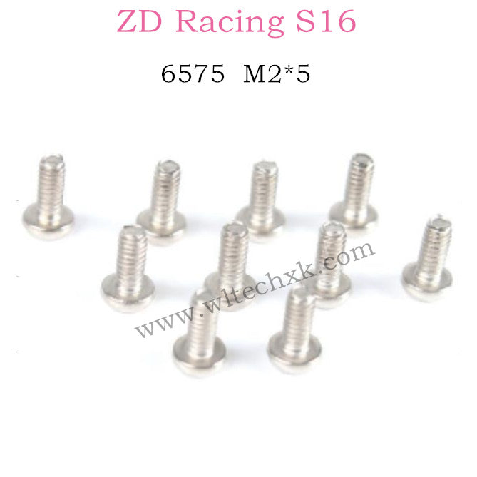 ZD Racing S16 Rocket parts M2X5 Round Head Socket Screw 6575