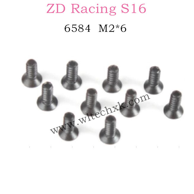 ZD Racing S16 Rocket parts M2X6 Screw Set 6584