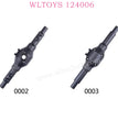 WLTOYS 124006 RC Car Original Parts Rear Axle Shell