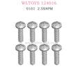 WLTOYS 124016 RC Car Part 0101 Cross pan head screw 2.5X8PM