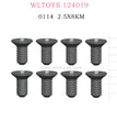 WLTOYS 124019 RC Car 0114 Cross flat head screw 2.5X8KM