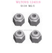 WLTOYS 124018 RC Car Original parts 0118 M2.5 Rock Nuts
