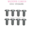 WLTOYS 124019 RC Car 0553 ST2X6PB Screws