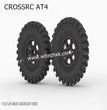 CROSSRC AT4 Parts 1.9 inch Climbing Car Tire Nylon Clamp Tire Wheel 97400975-1