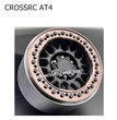 CROSSRC AT4 Parts 1.9 inch KMC Metal Wheel Hub SCX10 GOLD