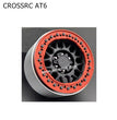CROSSRC AT6 Parts 1.9 inch New KMC Metal Climbing Wheel Hub SCX10 RED