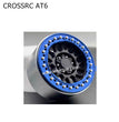 CROSSRC AT6 Parts 1.9 inch New KMC Metal Climbing Wheel Hub SCX10 BLUE