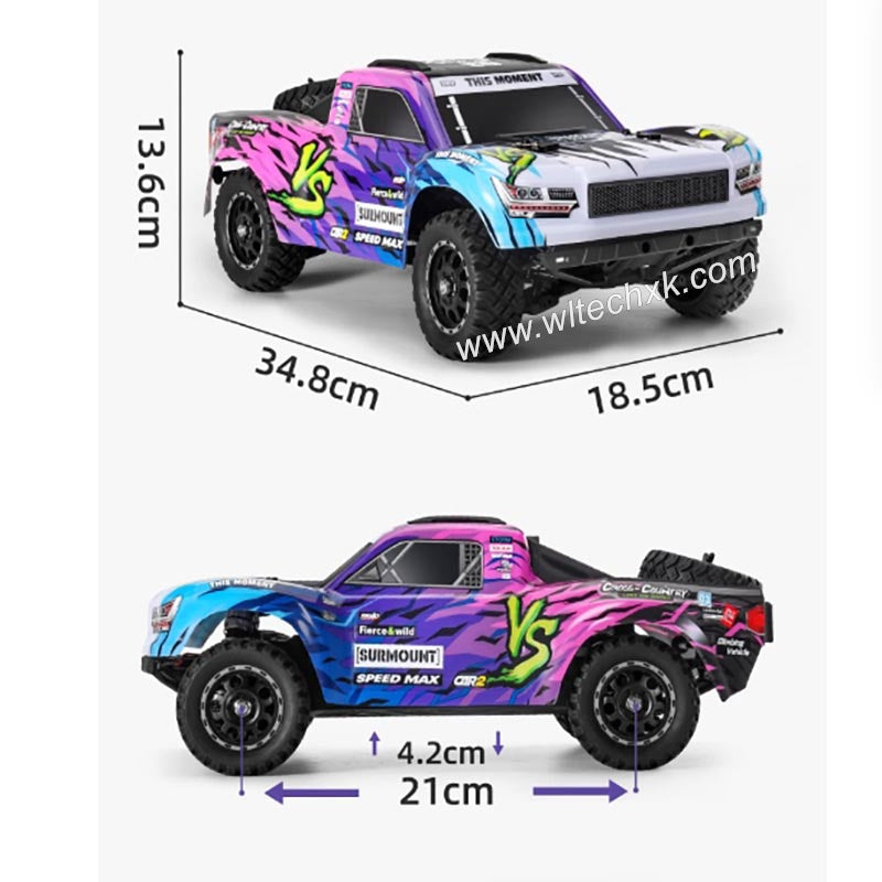 Hbx Rc Car HBX 3101A RC CAR 4WD High Speed Brushless Short Truck 1:16 Off Road Ra ...