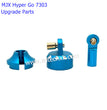 MJX Hyper Go 7303 Upgrade Parts Metal Upgrade Front and Rear Original Shock Absorber Replacement Parts blue