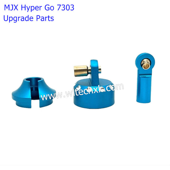 MJX Hyper Go 7303 Upgrade Parts Metal Upgrade Front and Rear Original Shock Absorber Replacement Parts blue