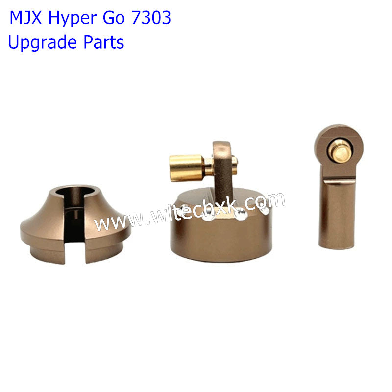 MJX Hyper Go 7303 Upgrade Parts Metal Upgrade Front and Rear Original Shock Absorber Replacement Parts gold