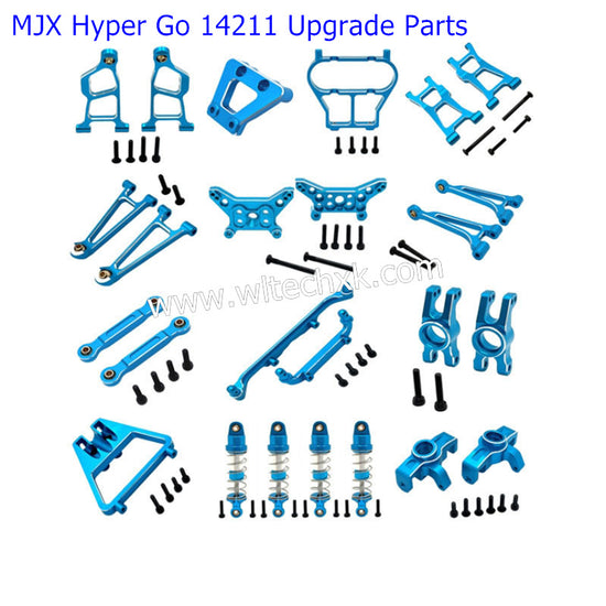 MJX Hyper Go 14211 Upgrade Parts Consumable Parts Metal Upgrade Kit BLUE