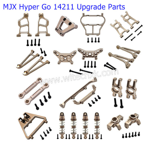 MJX Hyper Go 14211 Upgrade Parts Consumable Parts Metal Upgrade Kit GOLD