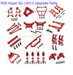 MJX Hyper Go 14211 Upgrade Parts Consumable Parts Metal Upgrade Kit RED