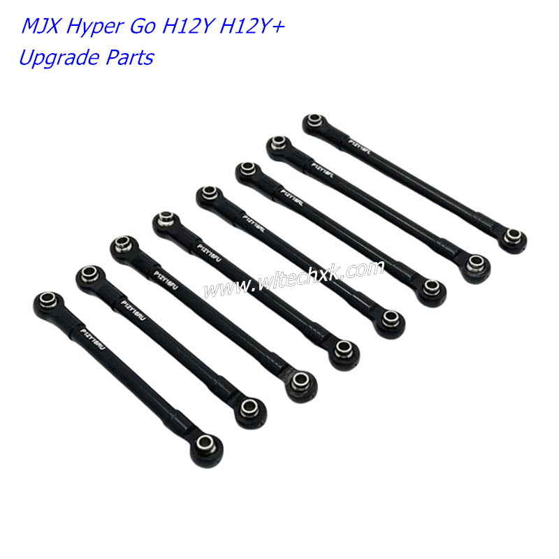 XBERSTAR Set Di Potenziamento In Ottone Per MJX Hyper Go 1/12 H12Y H12Y+ - Kit Coppa Sterzo E Asse Posteriore - Parti Di Ricambio In Metallo