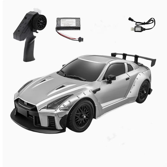 MN MODEL MN-268 RC CAR 1:16 Full Scale GTR Remote Control Drift Car silver-1