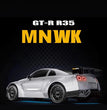 MN MODEL MN-268 RC CAR 1:16 Full Scale GTR Remote Control Drift Car silver-2