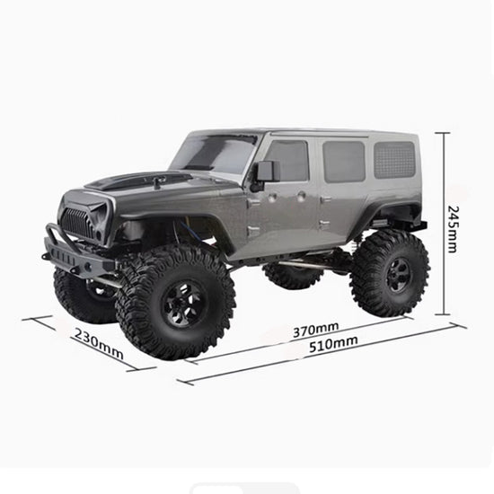 RGT EX86100 1/10 Simulation Jeep Off-road Climbing Vehicle SIZE
