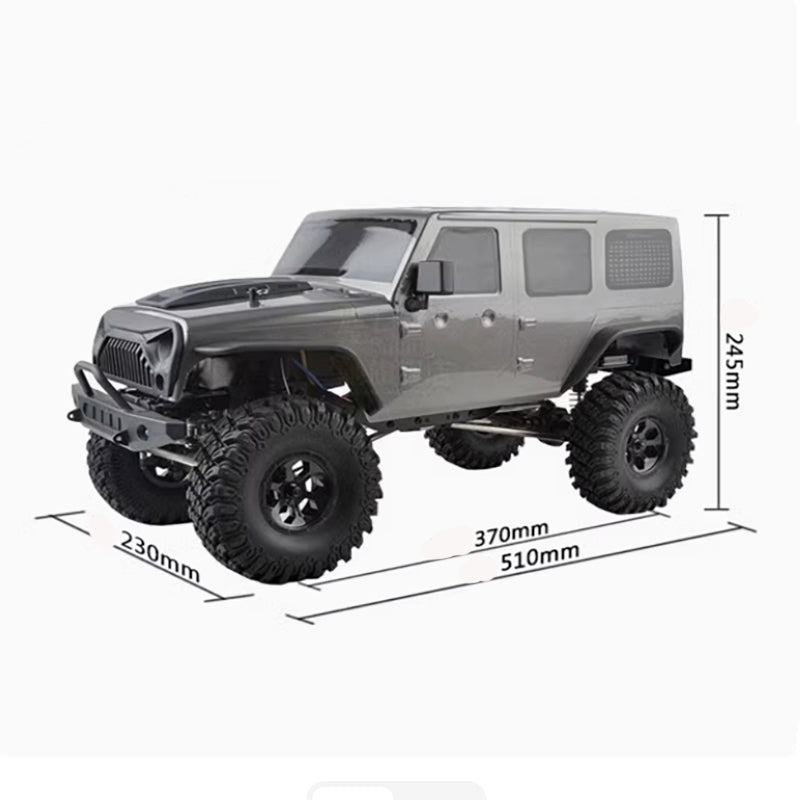 RGT EX86100 1/10 Simulation Jeep Off-road Climbing Vehicle SIZE