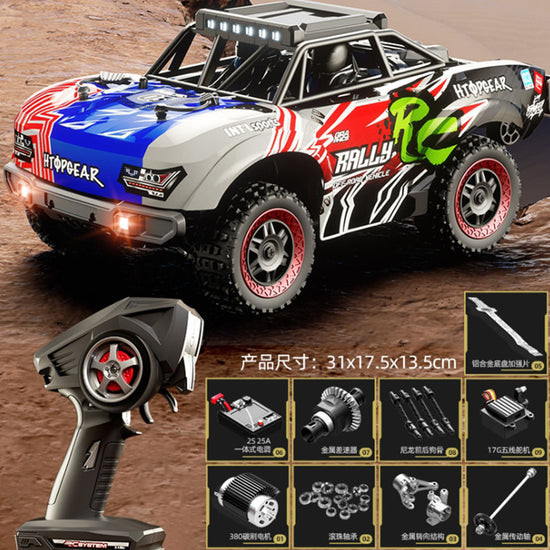 SCY 18103 4WD Carbon Brush Version RC High Speed ​​Climbing Car red-1