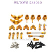 Upgrade parts of WLTOYS 284010 RC Car Upgrade Parts List gold