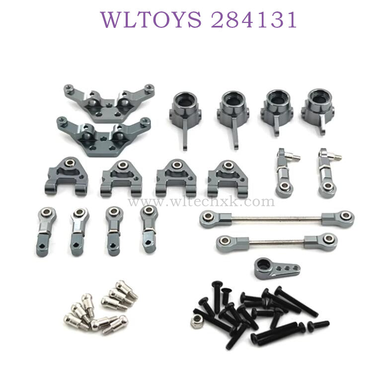 WLTOYS 284131 1/28 RC Car Upgrade Parts List titanium