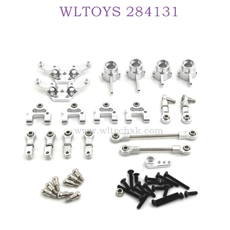 WLTOYS 284131 1/28 RC Car Upgrade Parts List silver