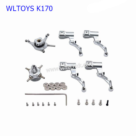 WLTOYS K170 Helicopter Upgrade Parts Rotor Disc Crosshead silver