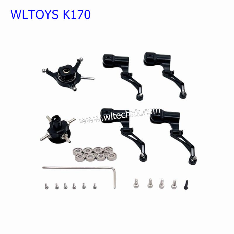 WLTOYS K170 Helicopter Upgrade Parts Rotor Disc Crosshead black 